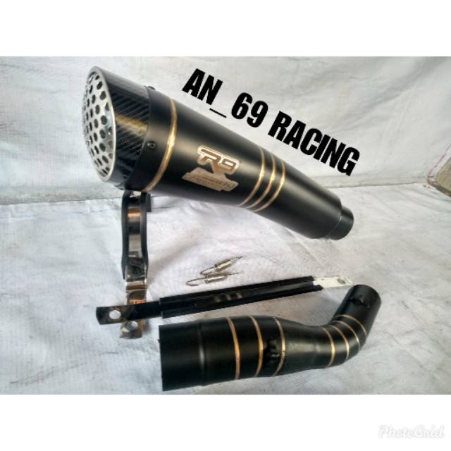 Slincer Knalpot Racing H2 R9 dan Slip one Cbr 150