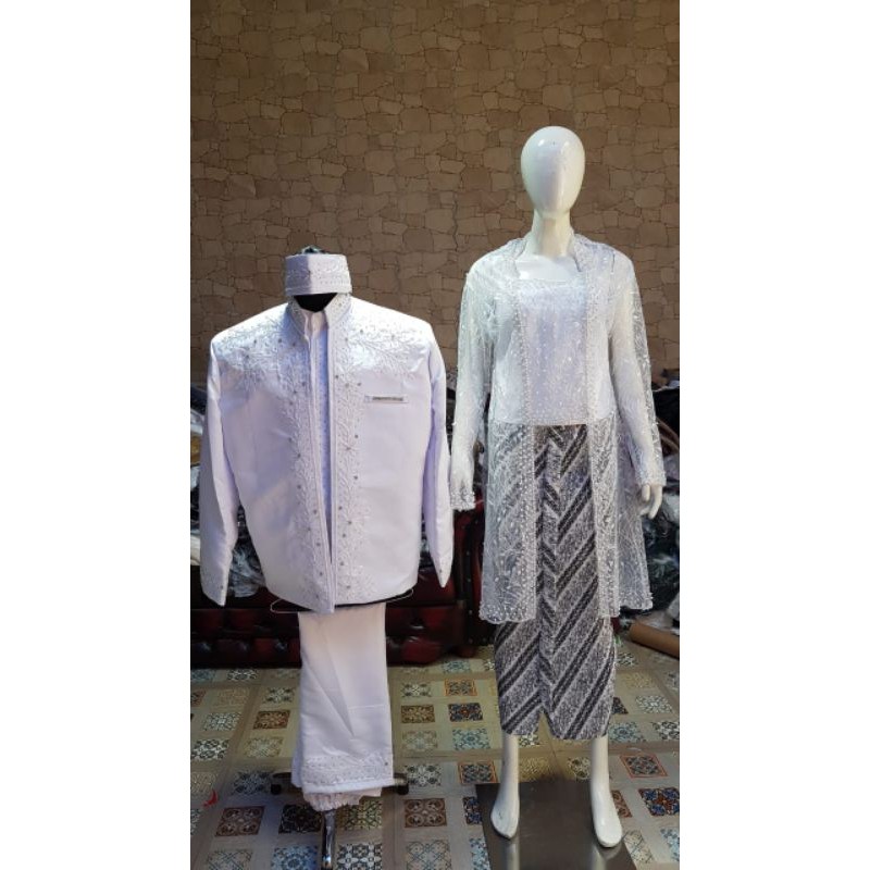 kebaya+rok+basofi putih