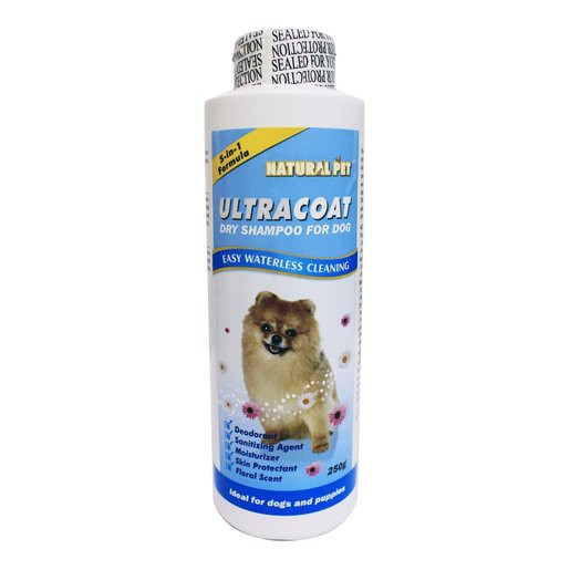 Jual Bedak Anjing Natural Pet Ultracoat Dog Dry Shampoo 250gr Indonesia Shopee Indonesia