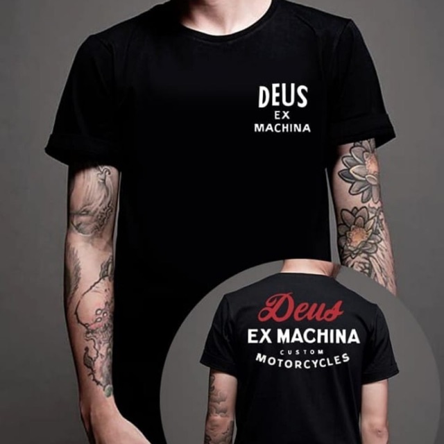  KAOS DEUS  EX MACHINA MOTORCYCLES Kaos  Pria Shopee 