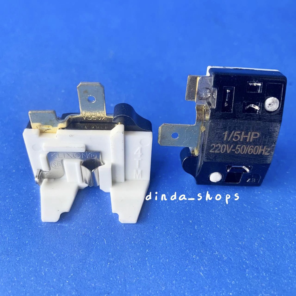 OVERLOAD KULKAS GEPENG KLIXON 1/5 HP
