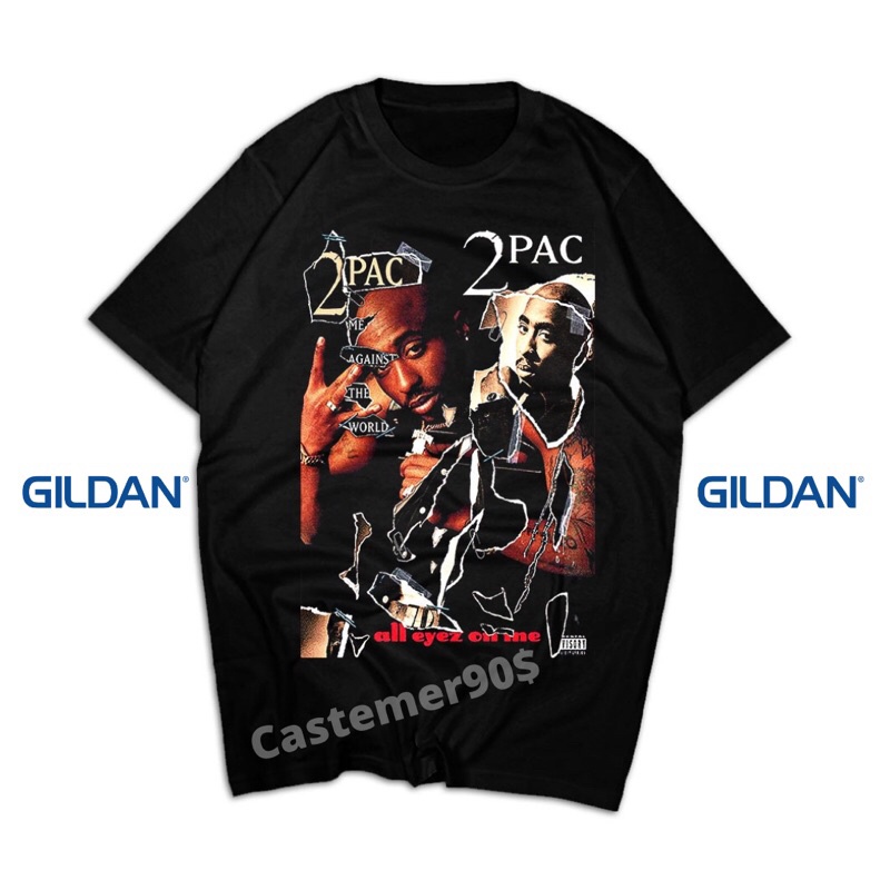 KAOS TUPAC VINTAGE |GILDAN 2PAC VINTAGE