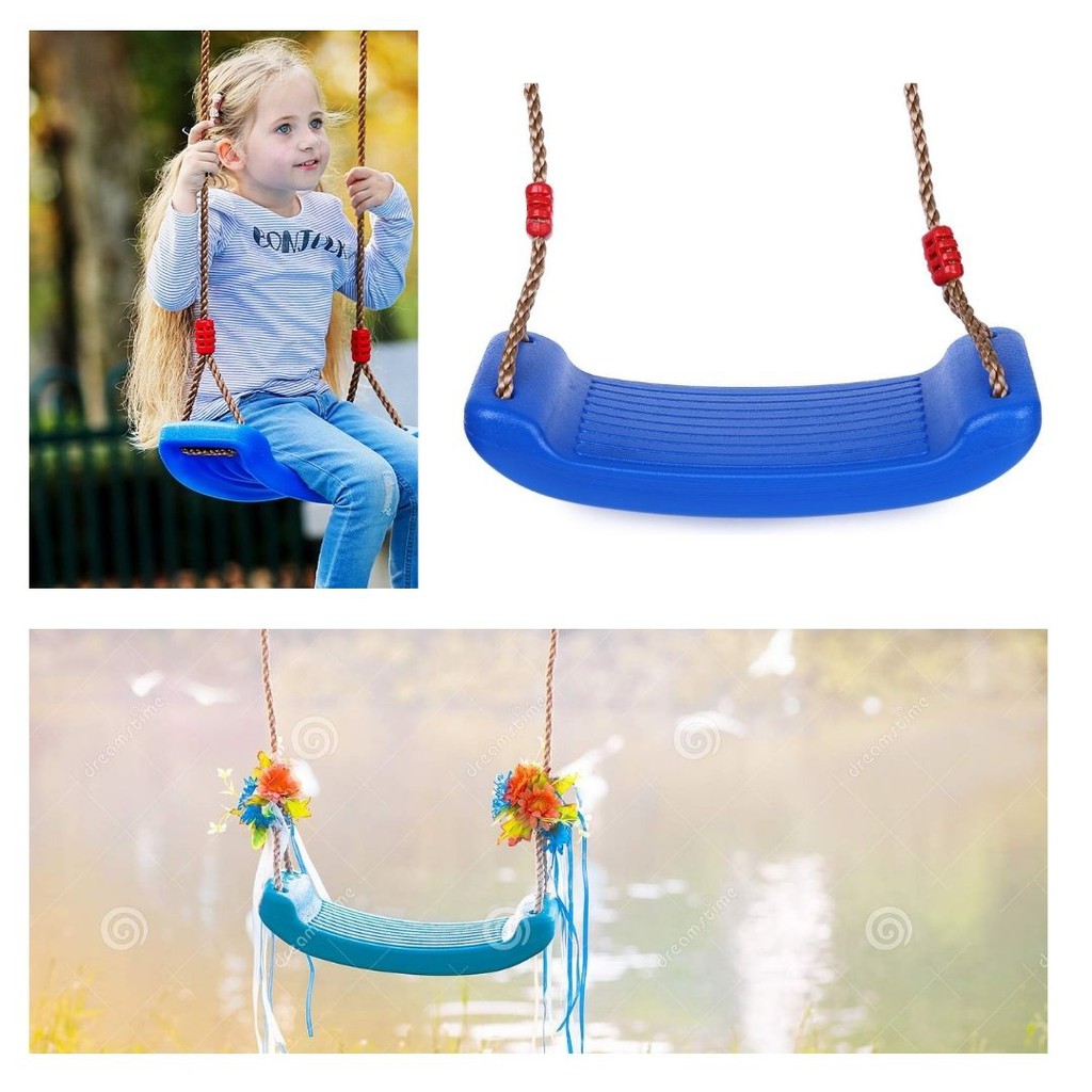 Mainan Ayunan Tali Tambang Nylon Buckle Besi In Outdoor Swing Rope Anak Dewasa 111124