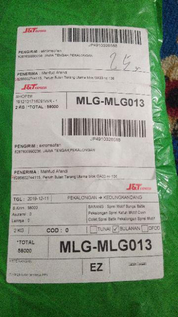 Sprei Batik Pekalongan Sprei Motif Sprei Batik Soga Kayu Polos Kawung