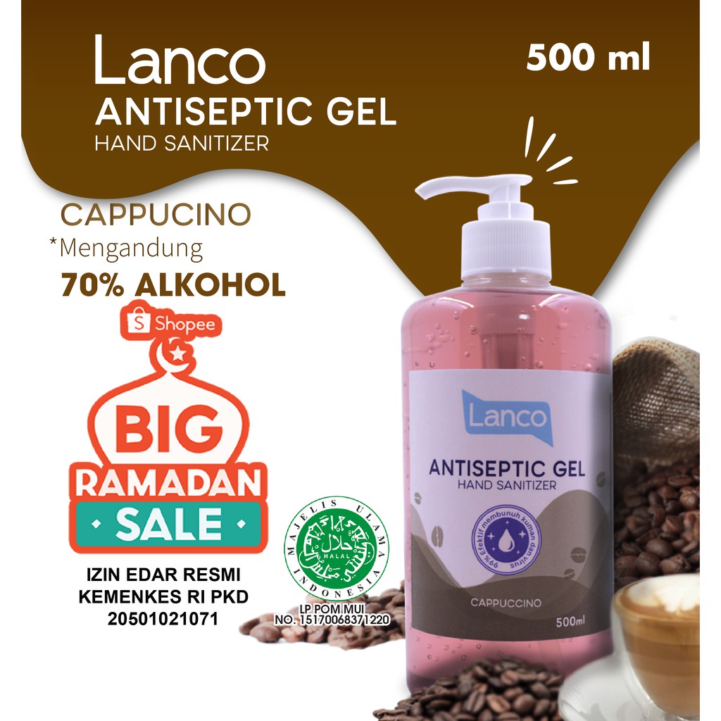 Hand Sanitizer Antiseptic  500 ml KHUSUS Grosir