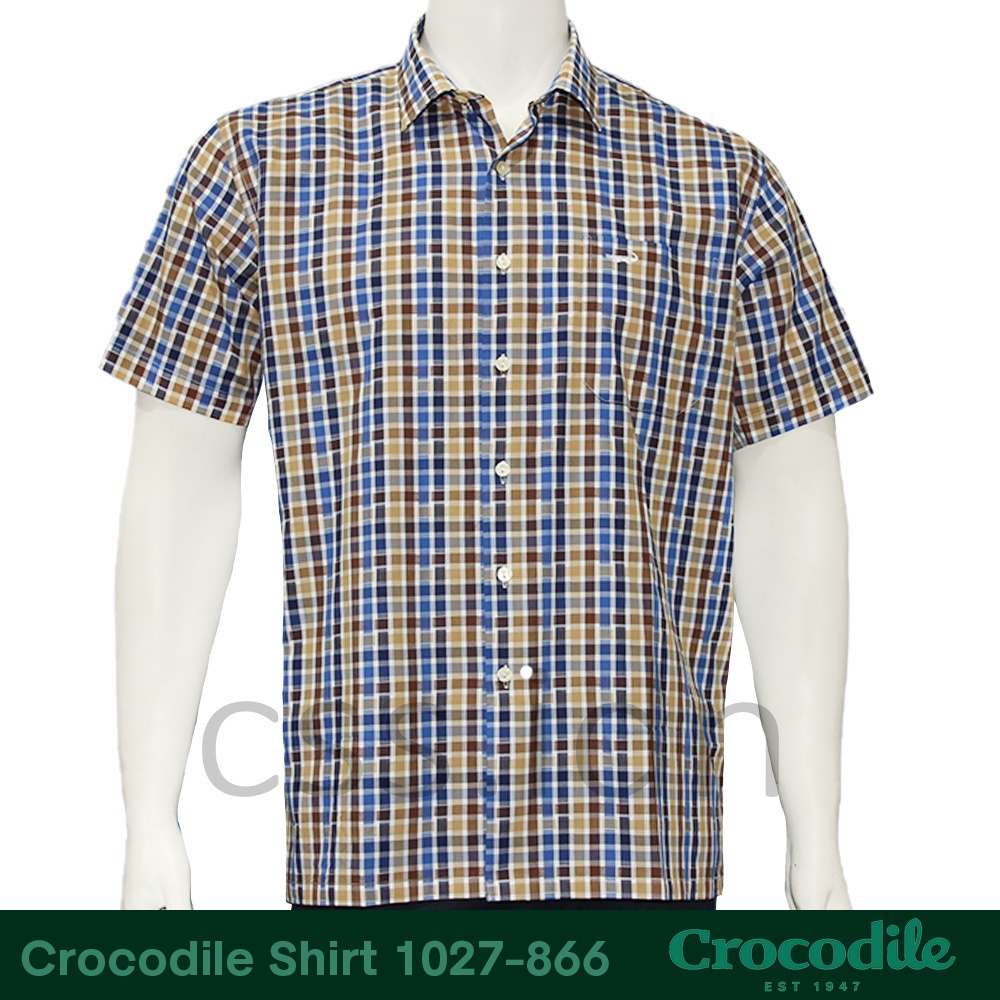 Kemeja Pria Lengan Pendek Crocodile 1027-866