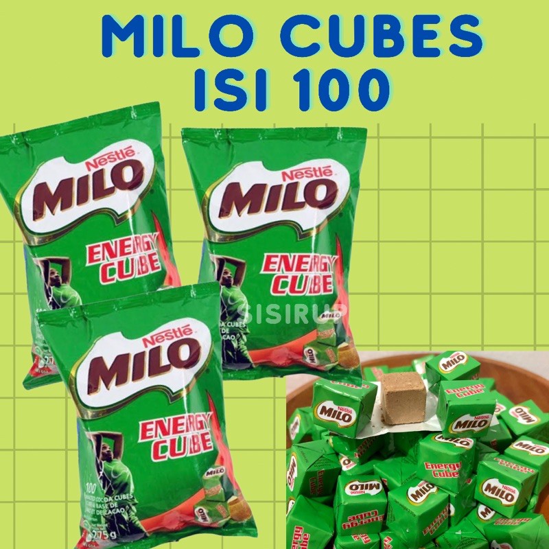 MILO CUBES ISI 100 pcs / MILO CUBES HALAL