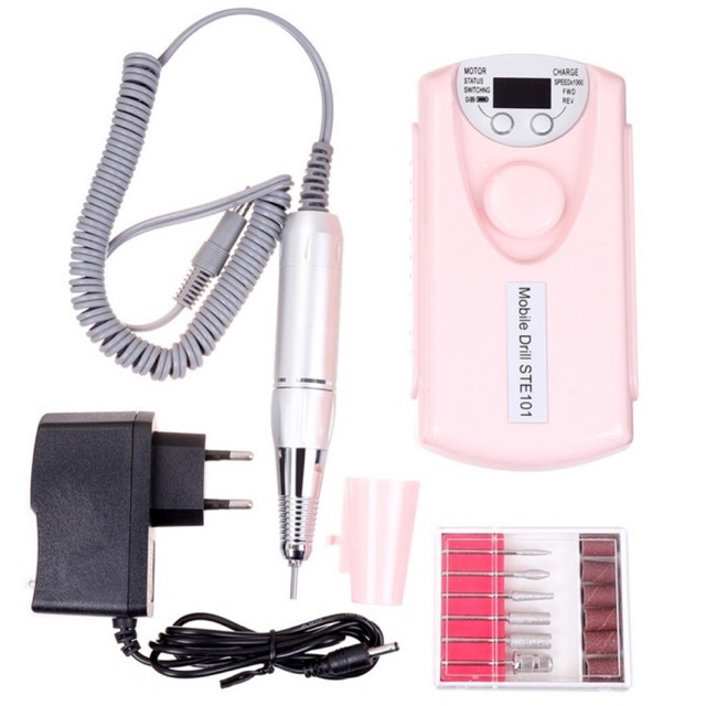 Alat Kikir Kuku Elektrik 30000RPM / Electric Nail Drill Polisher Grinding Glazing Machine / Nail Grinder Russian Manicure / Mesin Kikir Kuku Elektrik / Mesin Manicure Amplas Kuku