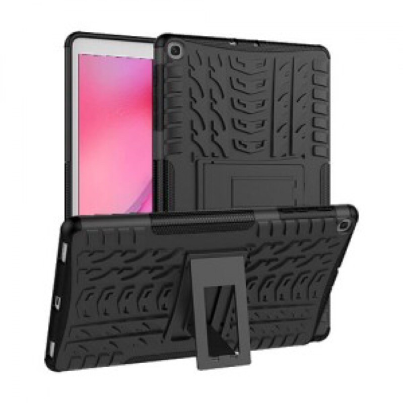 Car Tire Rugged Armor Shockproof Case Casing Cover Kick Stand Samsung Galaxy Tab A 8.0 2019 T290 T295