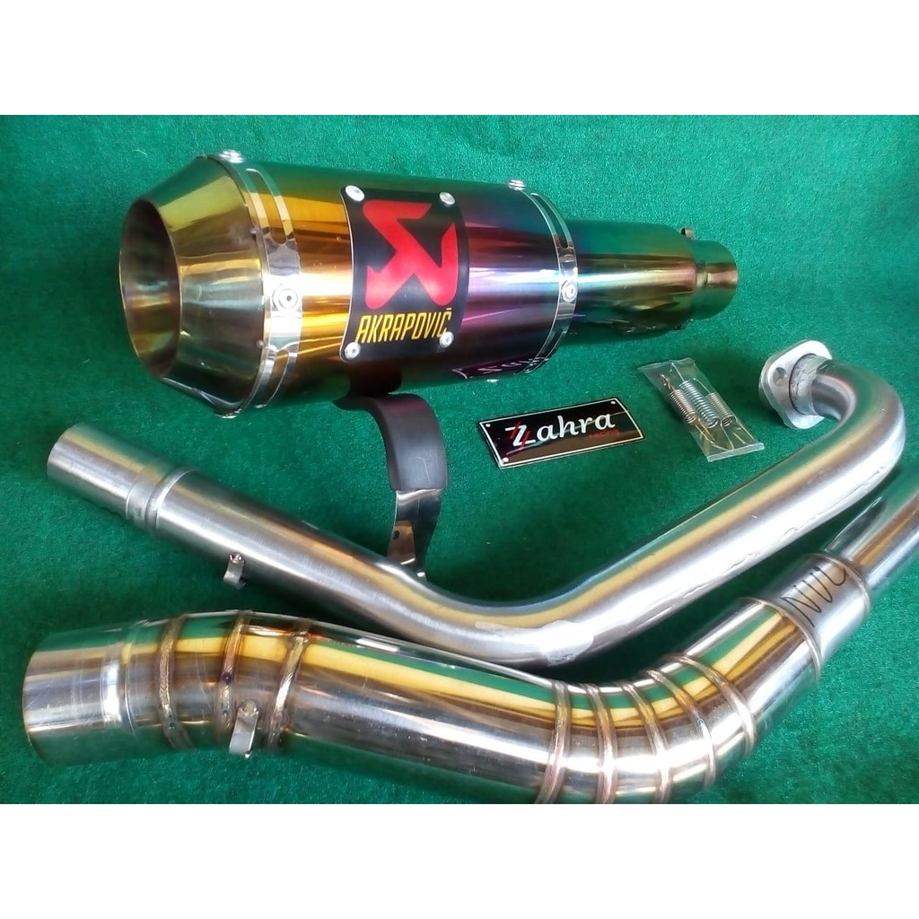 Knalpot Racing Akrapovic Gp M1 Lorenzo Pelangi New Vixion R NVA NVL R15 New VVA V1 V2 V3 GSXR150