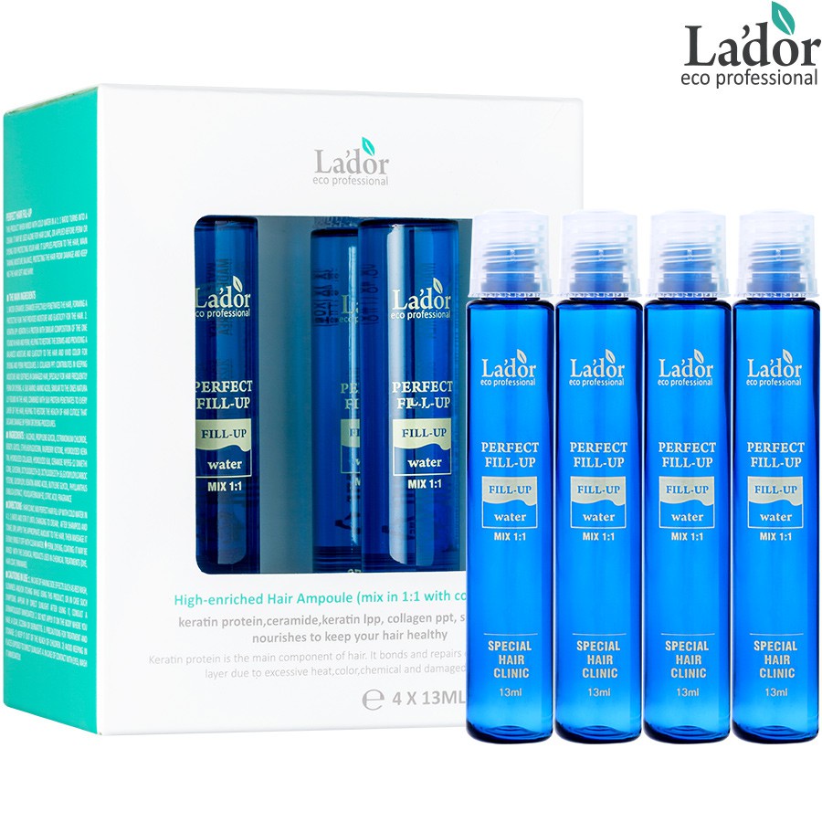 LADOR Perfect Hair Fill Up Hair Mask - Masker Perawatan Rambut Rusak Kering Kusut Bercabang Mengembang