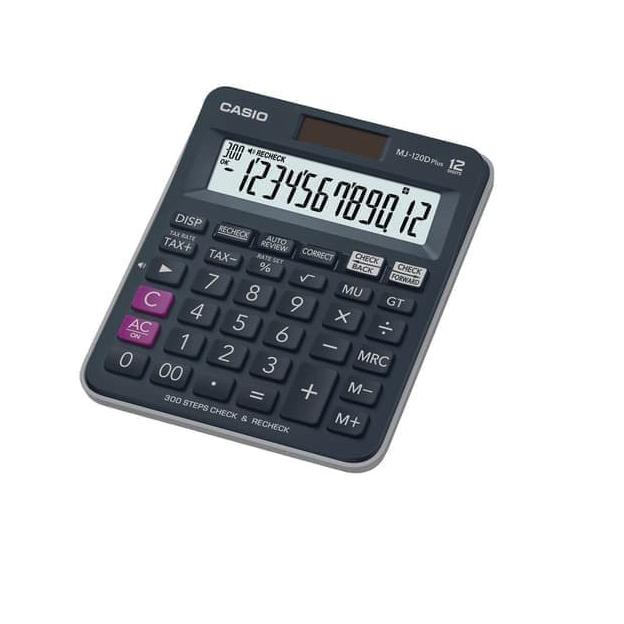 

New! Kalkulator Casio MJ 120D PLUS CHECK CORRECT