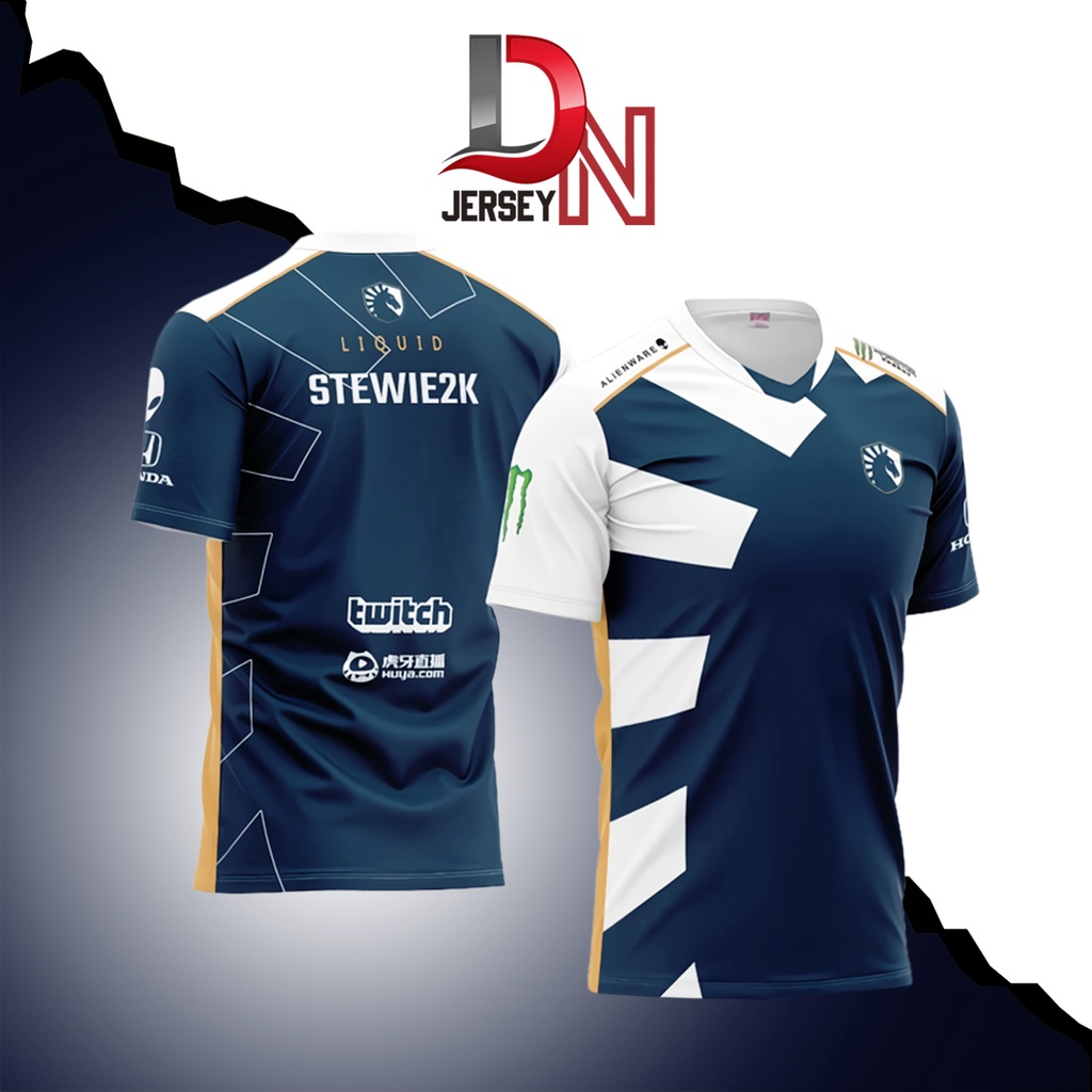 JERSEY BAJU KAOS GAMING TEAM LIQUID 2019 2020 TERBARU GAME DOTA 2 WILDRIFT LOL (FREE NICKNAME)