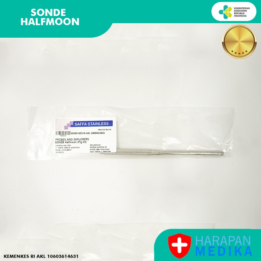 SONDE HALFMOON / EXPLORER S/E HALFMOON/sonde mulut/sonde gigi lengkung