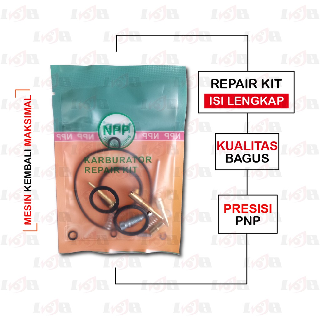 NPP RepairKit Karburator Astrea Grand Prima Parkit Carburator set Carbu Daleman Karbu