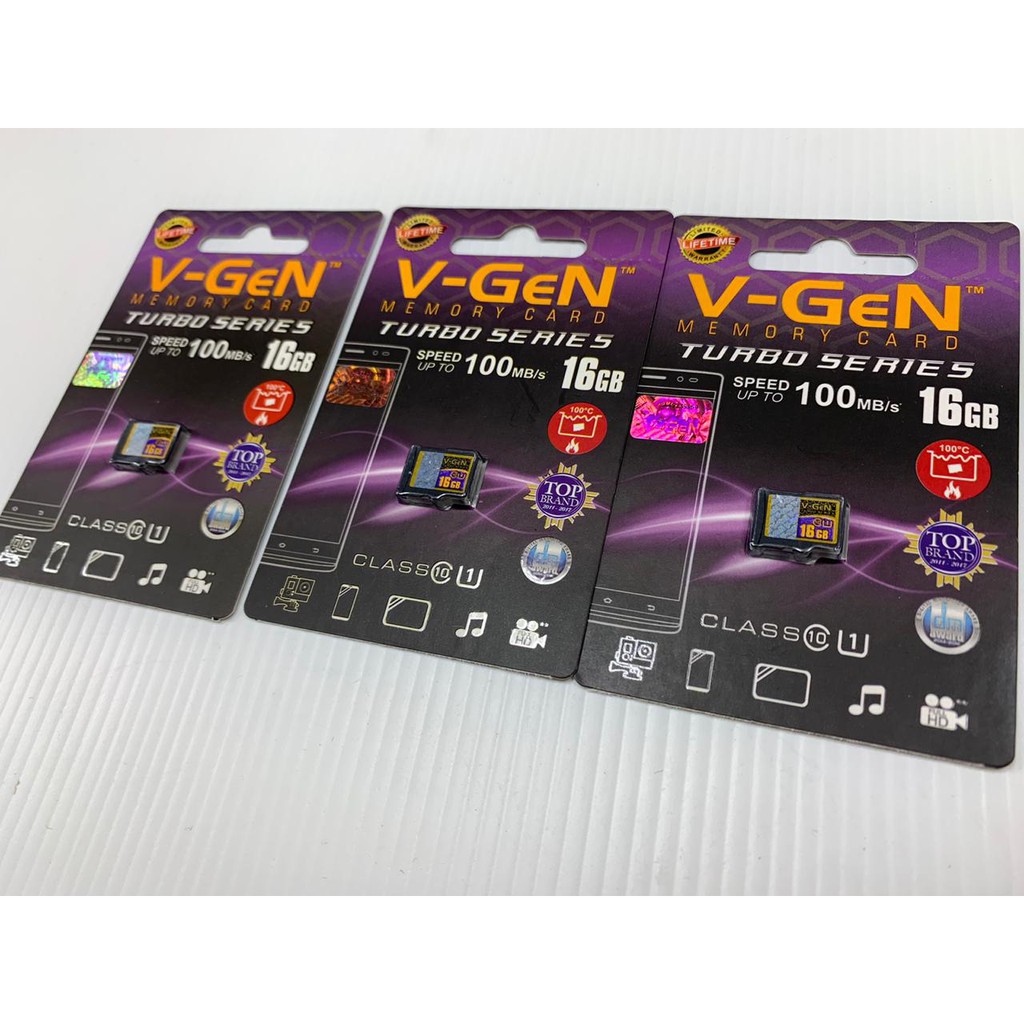 PROMO VGEN Micro SD 8GB/ 16Gg/ 32GB/ 64GB/ 128GB/ 256GB A1 V-GeN Turbo Class 10 Memory Card v-gen