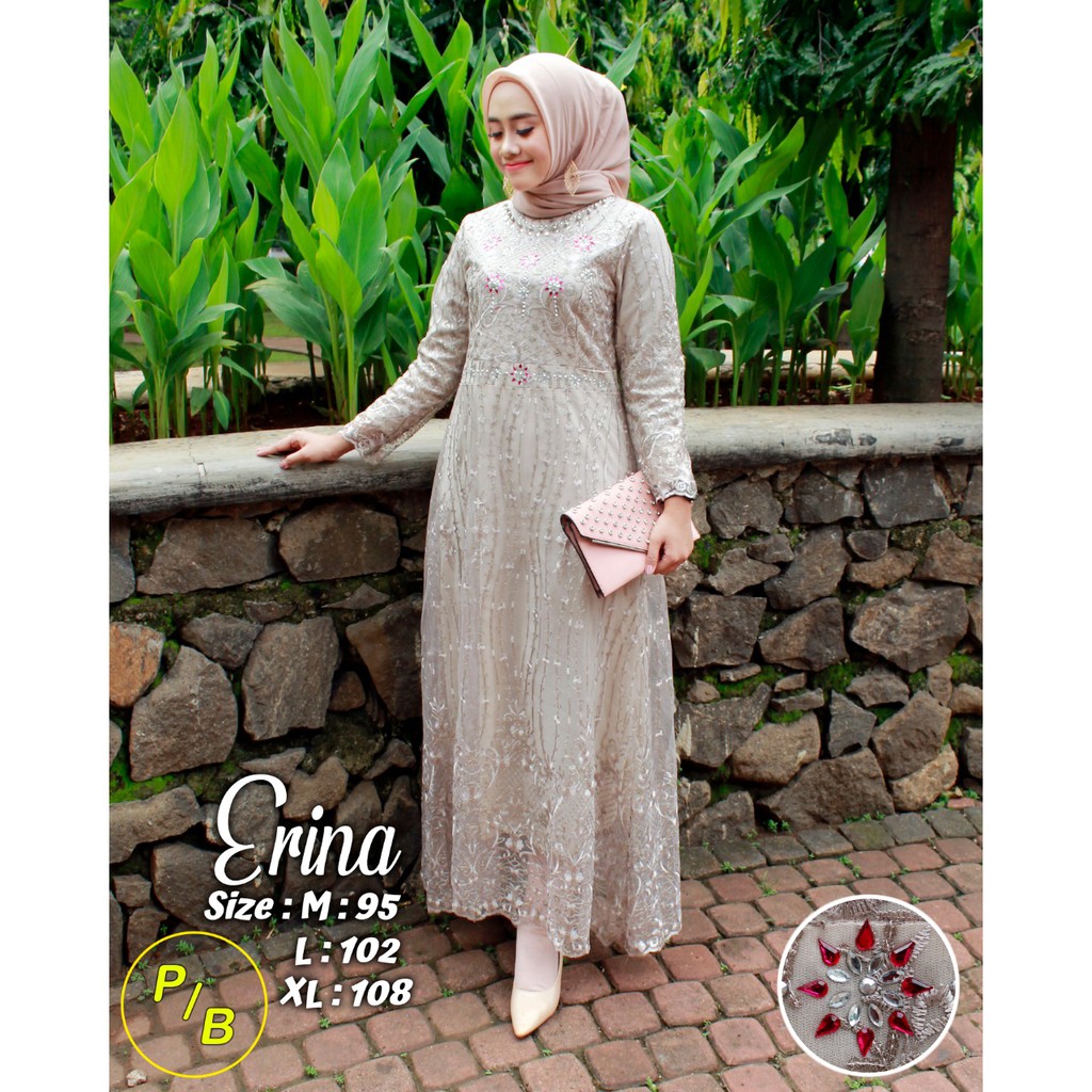 Aneka Warna Gamis Kebaya Erina