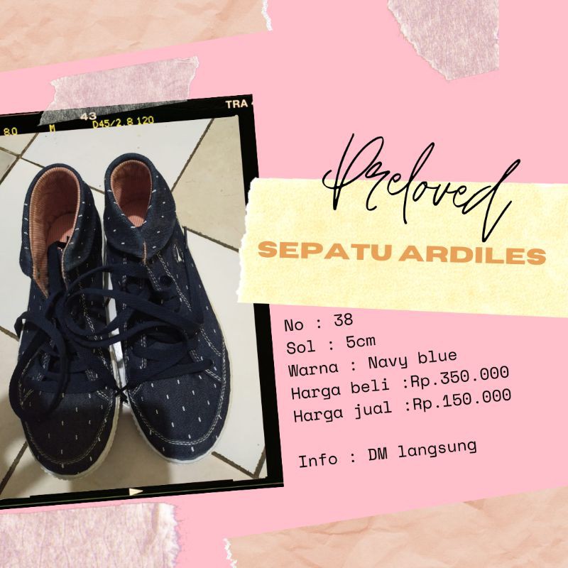 preloved sepatu adidas wanita