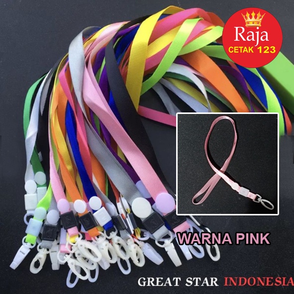 

Tali ID Card/Gantungan ID Card(pink)