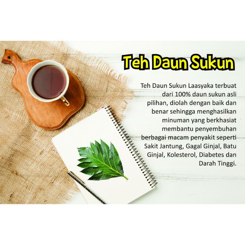 Teh Daun Sukun Asli Lassyaka Jogja Kualitas Terjamin