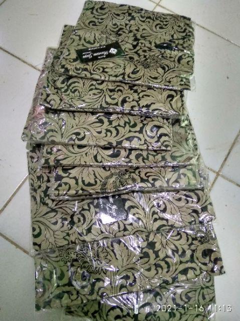 Couple Atasan Tunik Batik Motif Daun