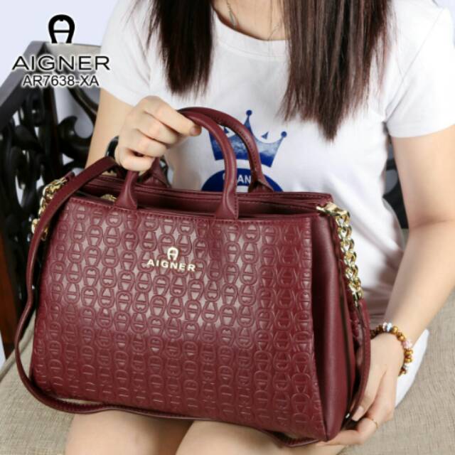 Tas AIGNER Modelista Embosed #AR7638/XA Semi Ori