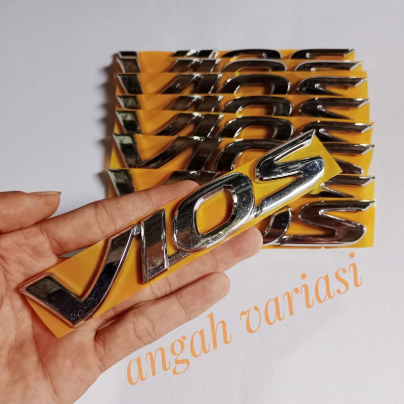 Emblem Tulisan Vios Emblem Bagasi Belakang Vios Original