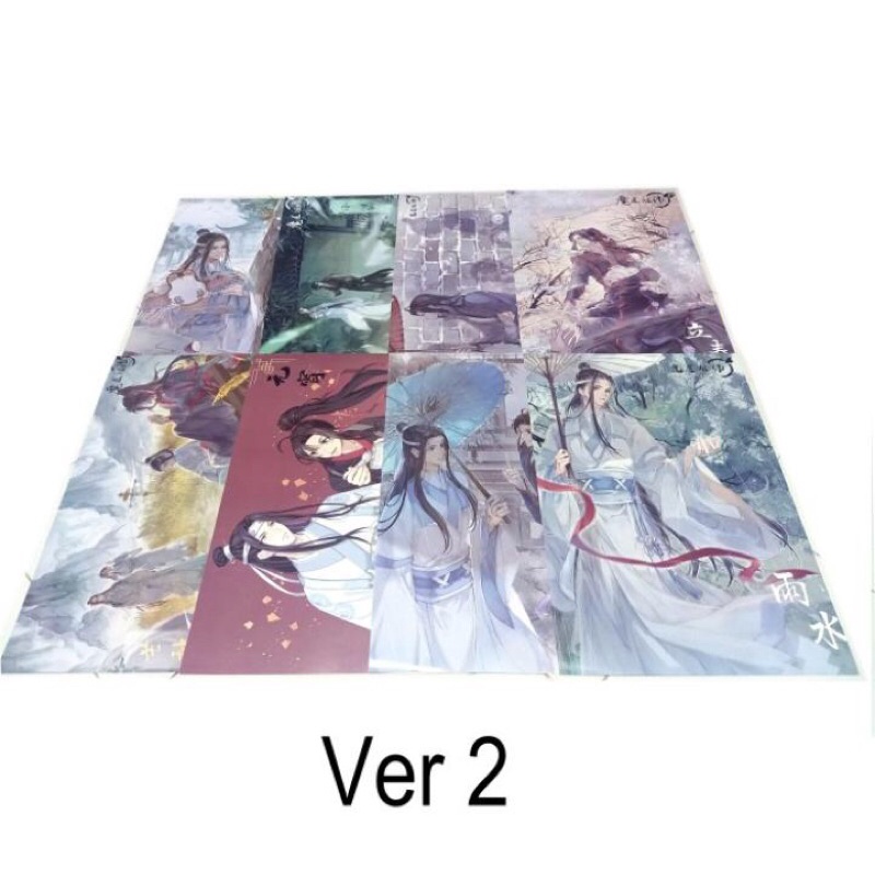 1 SET ISI 8 LEMBAR POSTER MO DAO ZU SHI (VER 2) uk A3