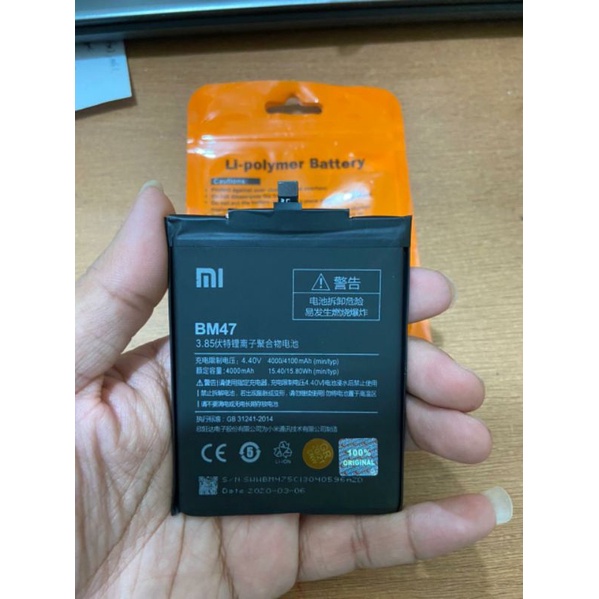 Original Baterai Redmi 3,Redmi 4x Redmi 3pro Redmi 3s Redmi 3prime BM47