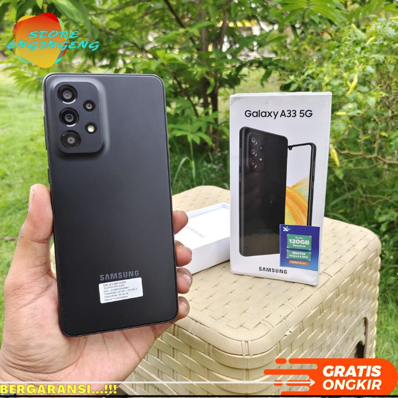 SECOND SAMSUNG A33 5G 8/128 BERGARANSI