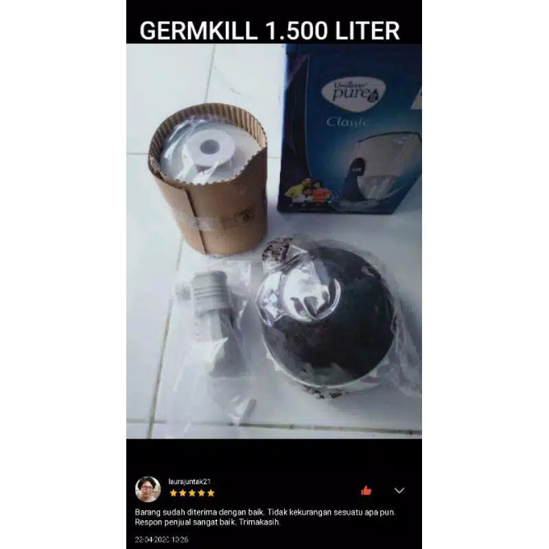 PURE IT FILTER KIT 1500 L Germkill Kit germ kill kit GKK FILTER AIR PURE IT PUREIT