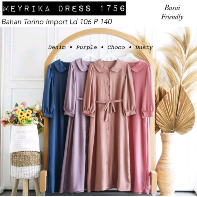 (SALE Habisin Stok) Meyrika Dress/Gamis