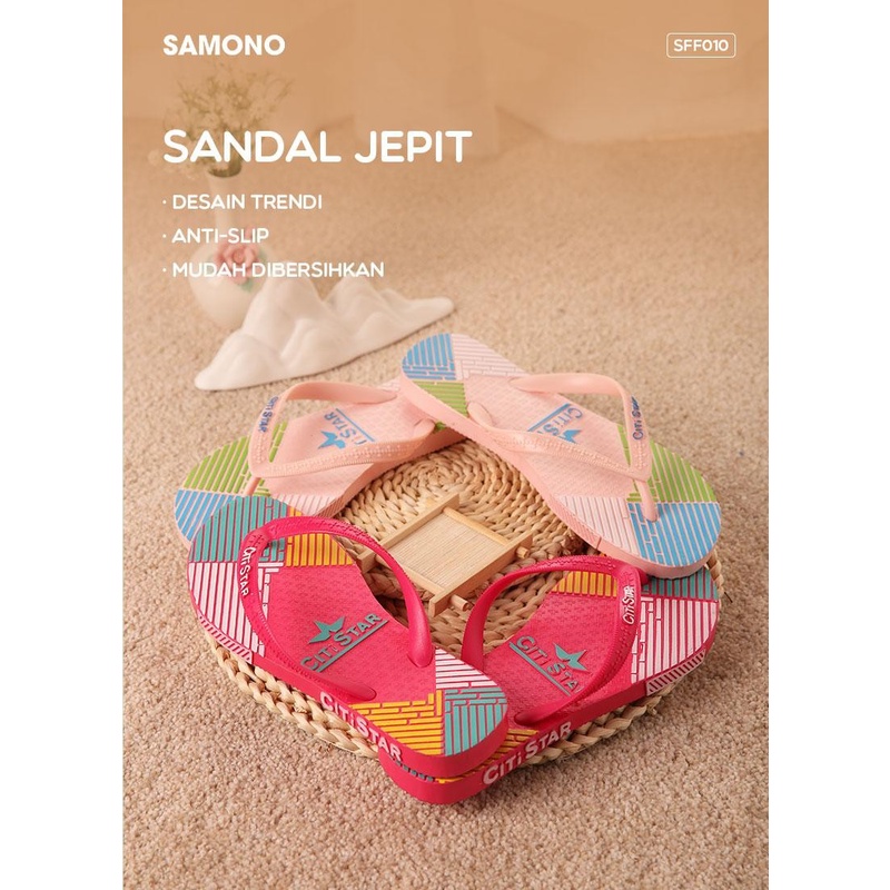 Sandal Jepit Anti Slip Wanita - Samono SFF010