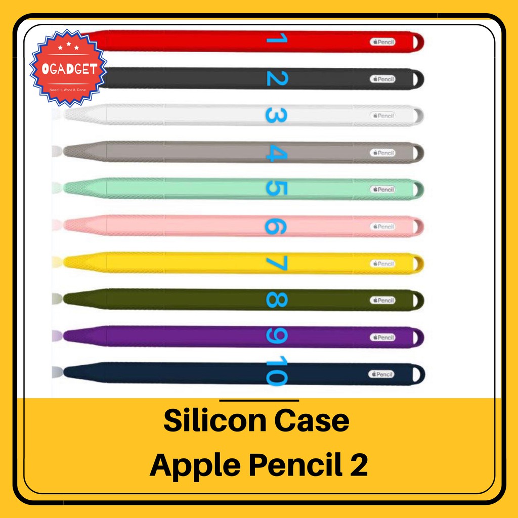 silicone case apple pencil 2