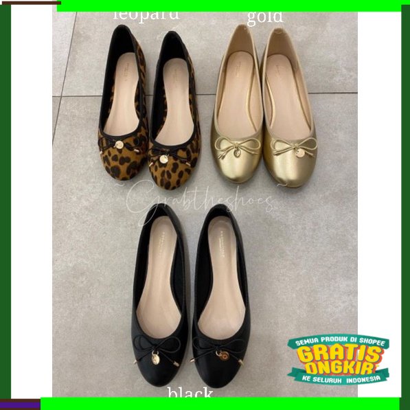 ELEGANT MEWAH KERJA FORMAL urban&co belvia RESTOCK HITAM flatshoes
