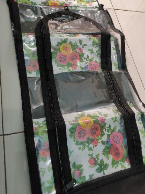 Promo Murah Paket 6in1 Rak Gantung Motif Bunga Nonresleting(raktas,sepatu,hbk1,hbk2,underwear,jilbab