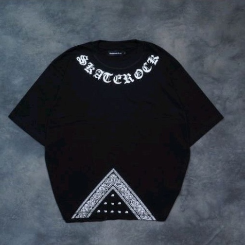 [OVERSIZE]T-SHIRT OVERSIZE/KAOS OVERSIZE PRIA "Skaterock Batik" Promo Akhir Tahun Serba Murah Promo 