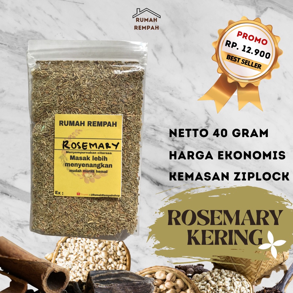 

Daun Rosemary Kering Rosemary Bubuk Rosemary Oil Rosemarry Italian Herbs Italian Seasoning Bumbu