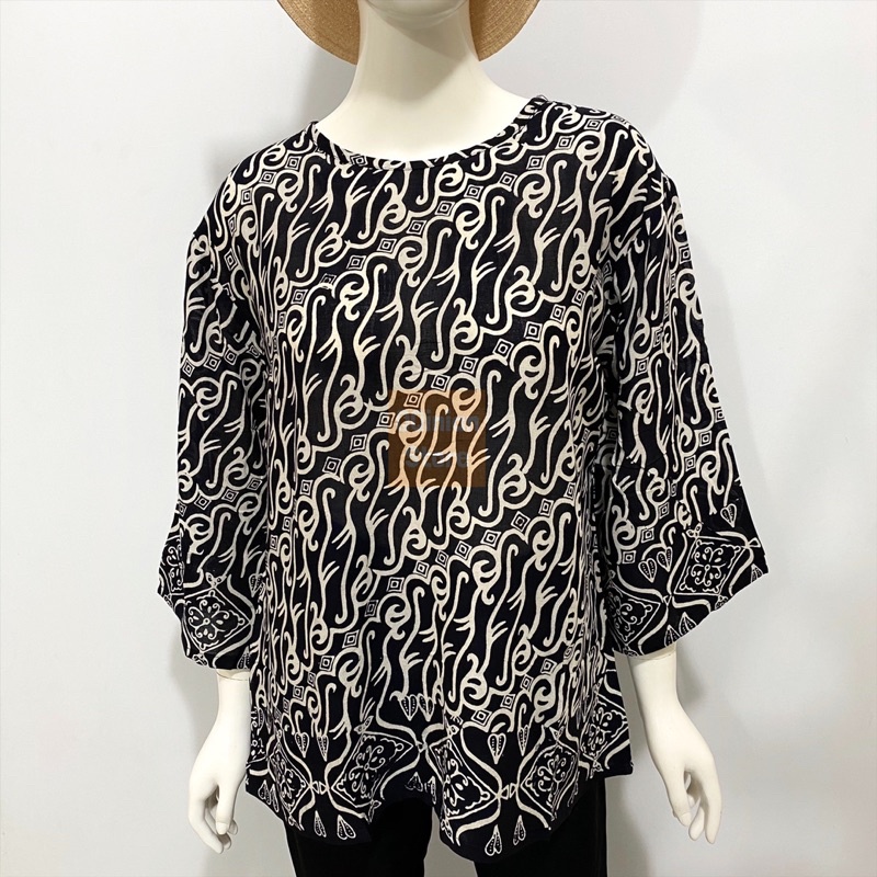 QQinian Blouse Kalina Atasan Batik Wanita Bahan Paris QQinian Blouse Kalina Atasan Batik Wanita Bahan Paris