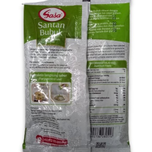 Sasa Santan Bubuk 80gr Santan Kelapa Tua Berkualitas