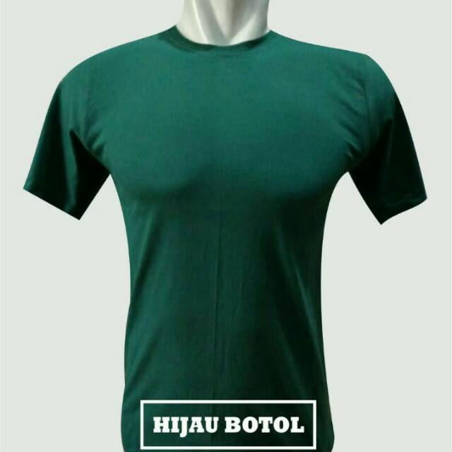 Download 15+ Trend Terbaru Desain Kaos Polos Warna Hijau Botol ...