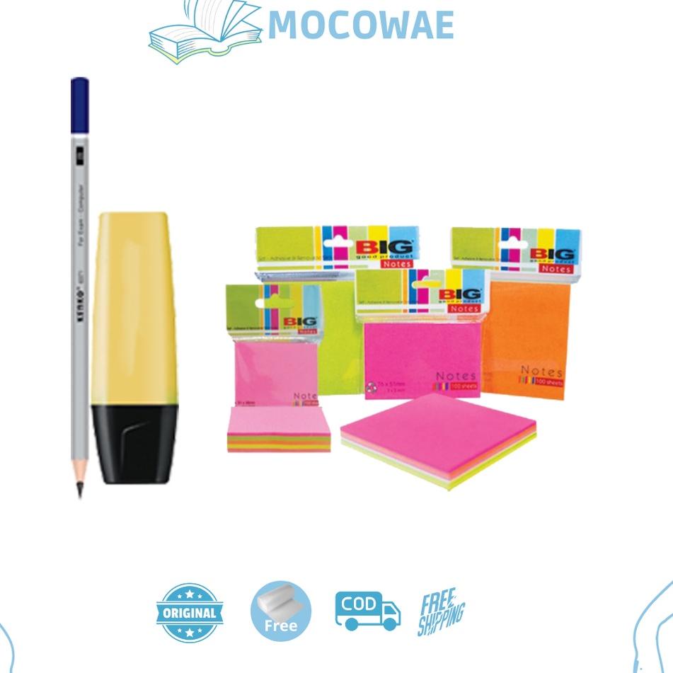 

' DYJ Hadiah Pensil 2B Highlighter Sticky Notes Readystock'