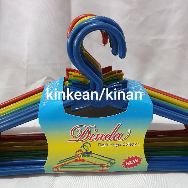 Hanger dinda warna isi 12pcs