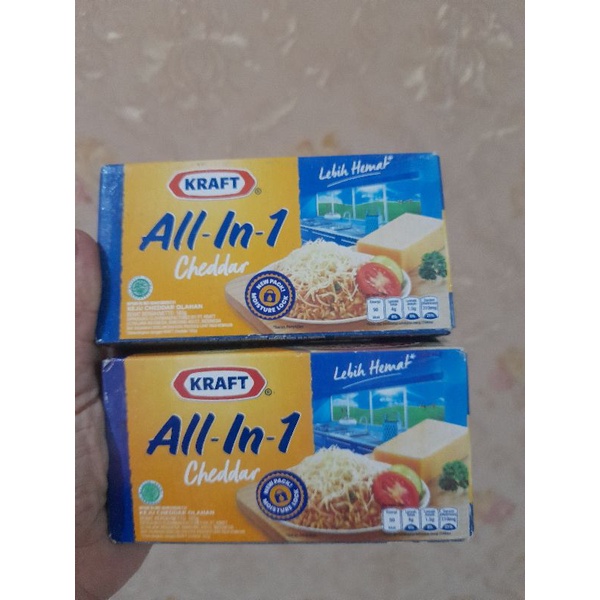 

KRAFT CHEDDAR DAN ALL IN ONE 165GR