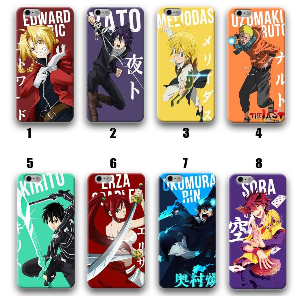 Case Hp Asus Zenfone Max Pro M1, M2, Zenfone Max M2, Design Mix Anime