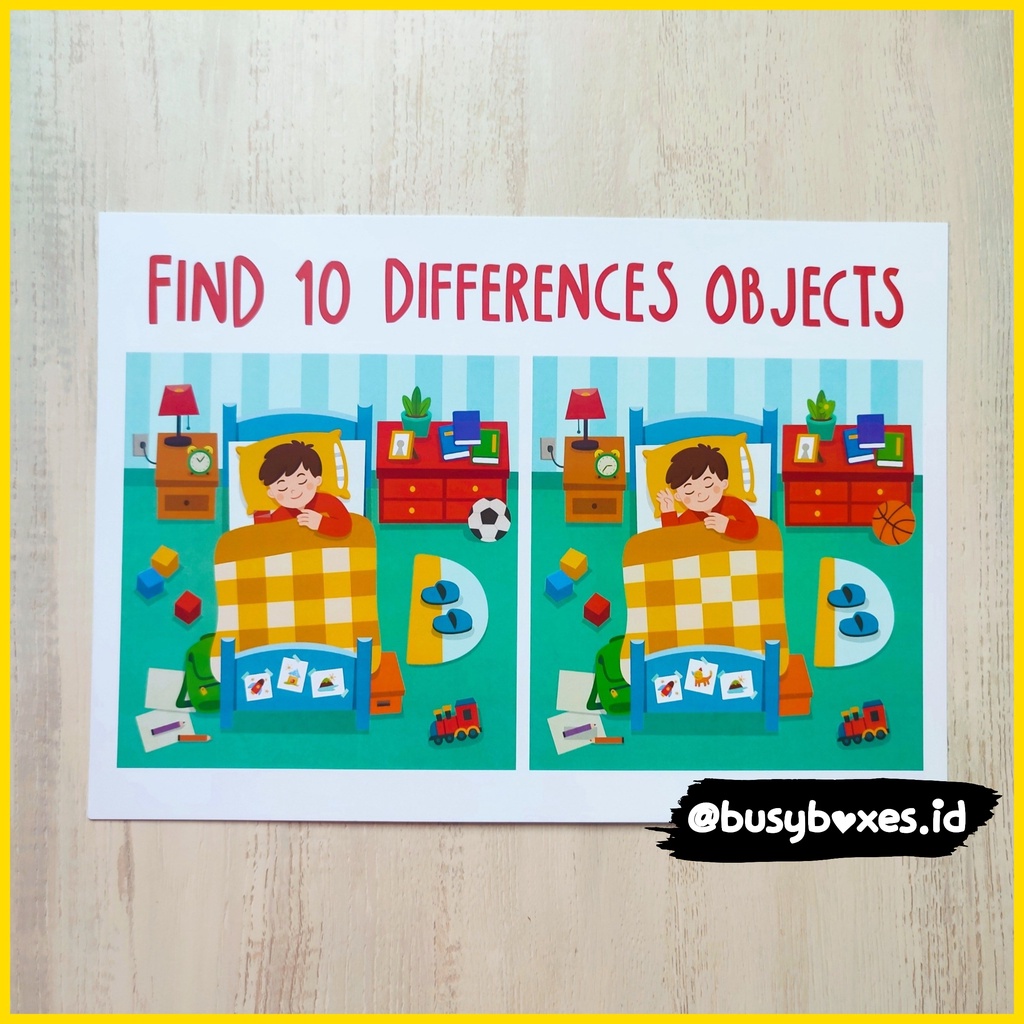 [busyboxes.id] Mainan Edukasi Wipe And Clean mencari obyek montessori i spy seri  aktivitas anak