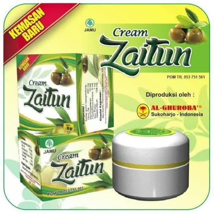Cream Zaitun Al Ghuroba Cream Wajah Herbal Alami Sudah Terdaftar Bpom Plus Madu Dan Bengkoang Indonesia