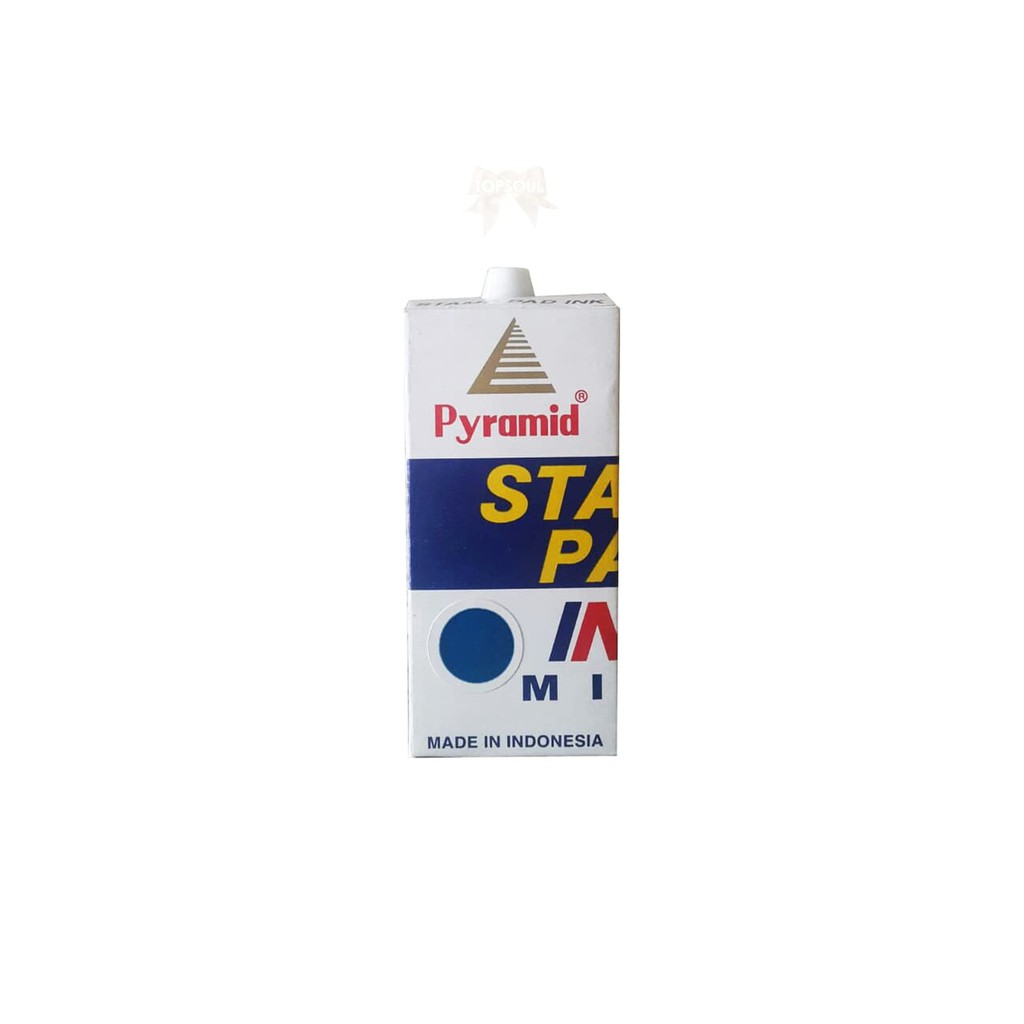 

[BIRU] Tinta Stampel 30 cc PYRAMID / stamp pad ink mini / refill cap
