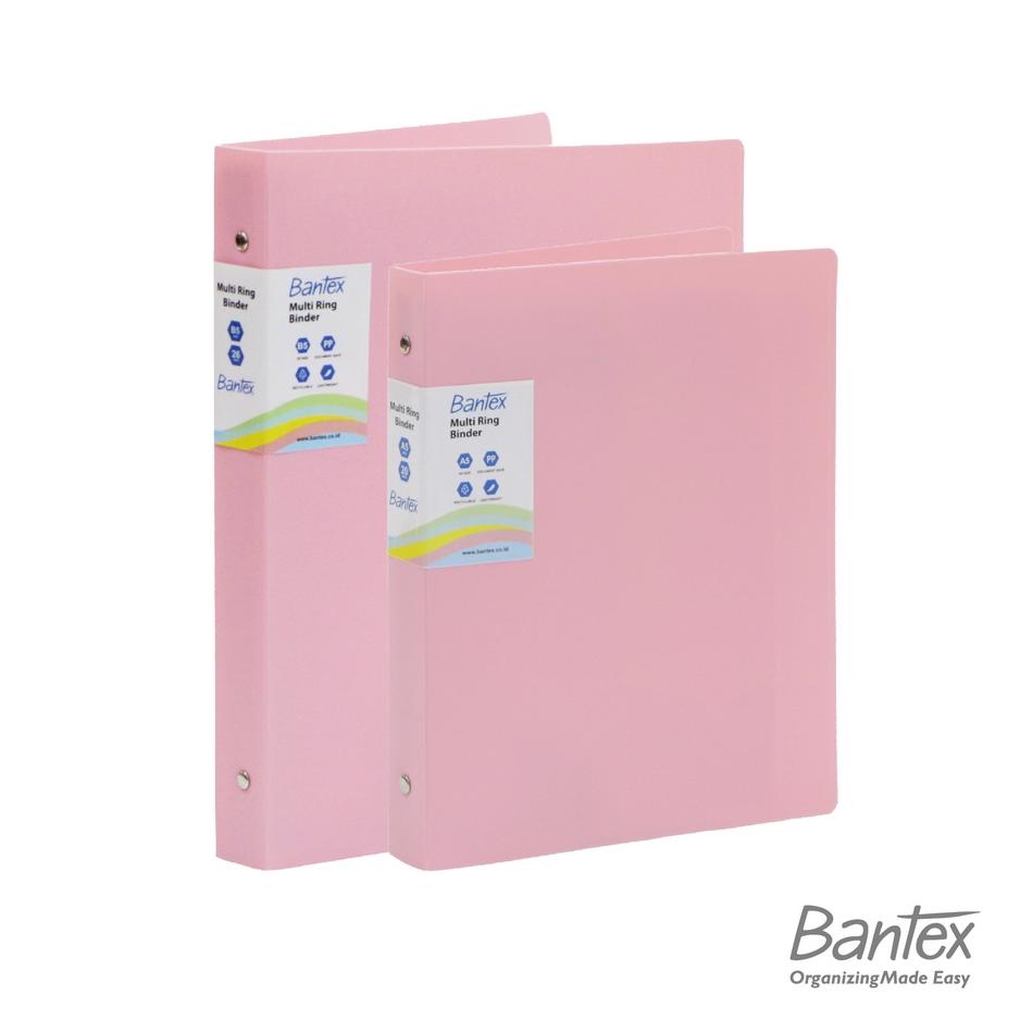 

Terbaik Bantex A5 Multi Ring Binder 20 Hole Musky Pink 3124 74