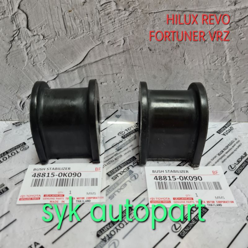 KARET STABILIZER DEPAN HILUX REVO FORTUNER VRZ (48815-0K090)